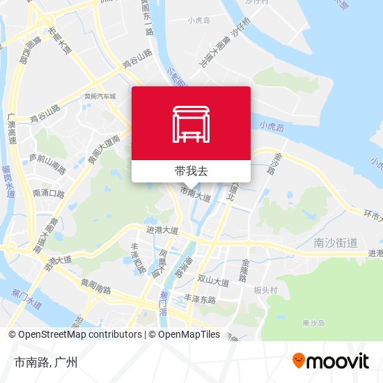 市南路地图