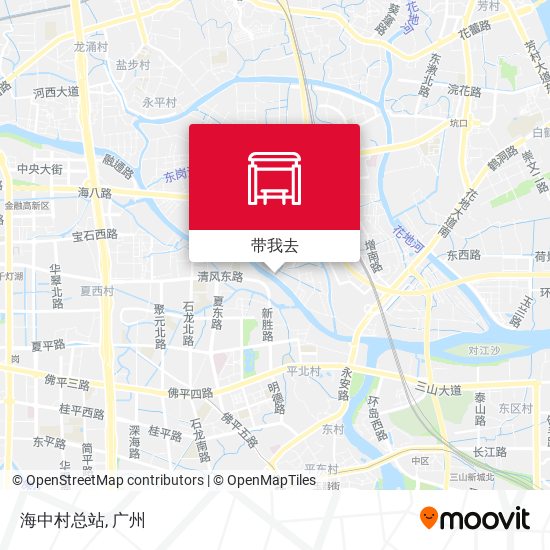 海中村总站地图