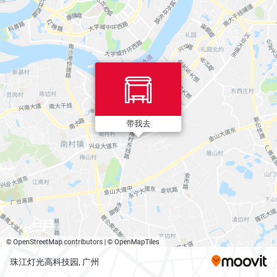 珠江灯光高科技园地图
