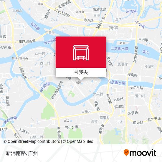 新浦南路地图