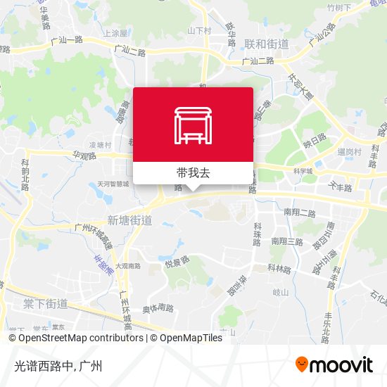 光谱西路中地图