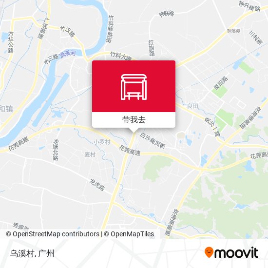 乌溪村地图