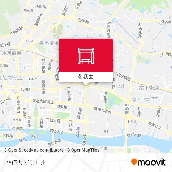 华师大南门地图