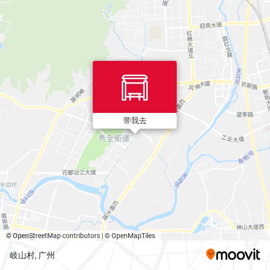 岐山村地图