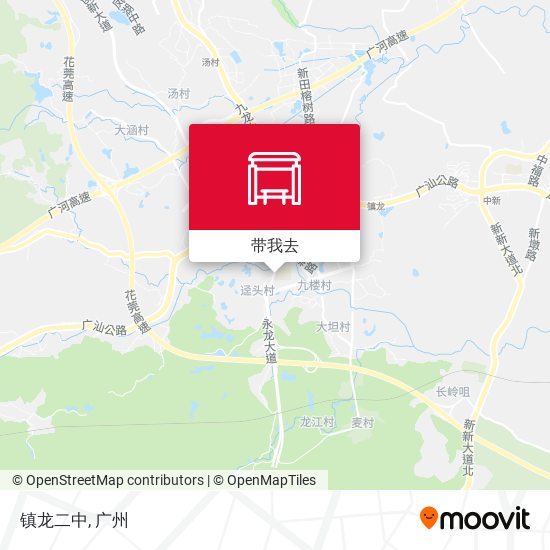镇龙二中地图
