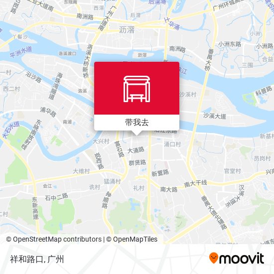 祥和路口地图