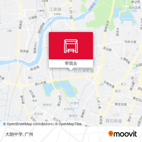 大朗中学地图