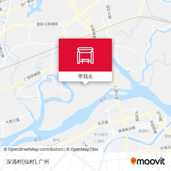 深涌村(仙村)地图