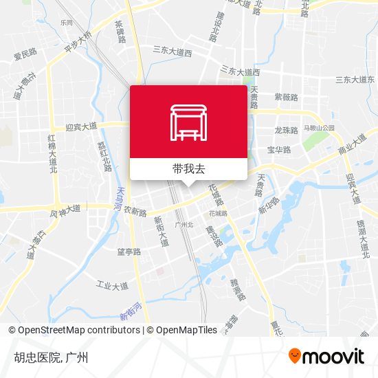胡忠医院地图