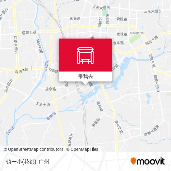 镇一小(花都)地图