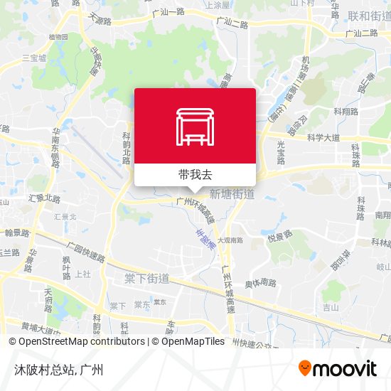 沐陂村总站地图