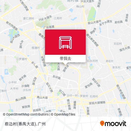 蔡边村(番禺大道)地图