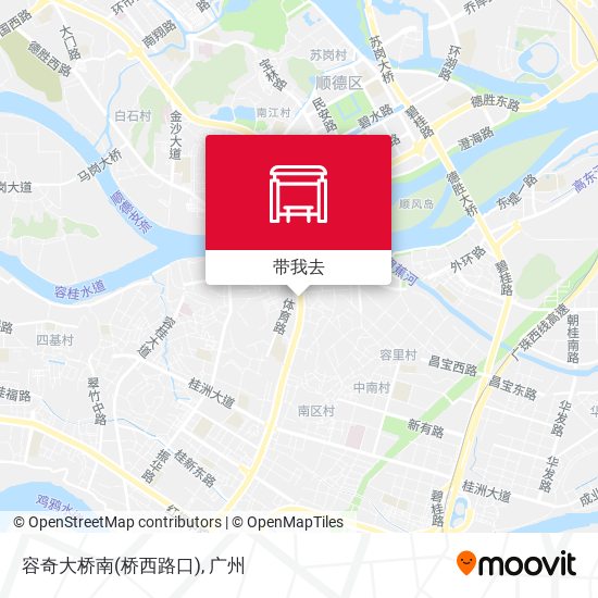 容奇大桥南(桥西路口)地图