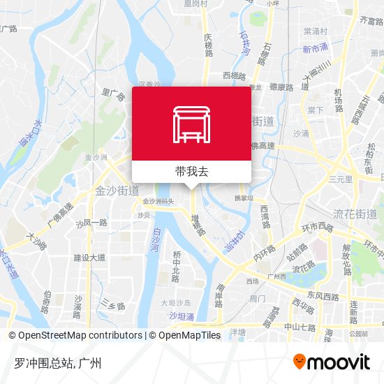 罗冲围总站地图