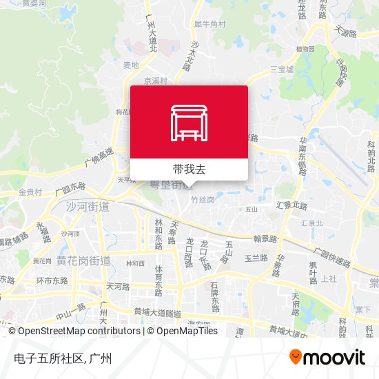 电子五所社区地图