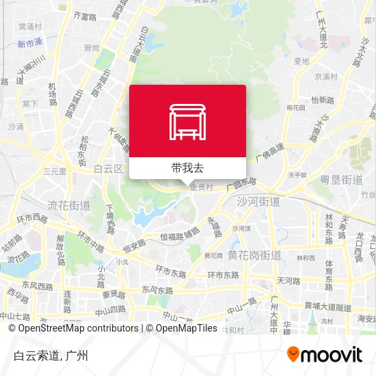 白云索道地图