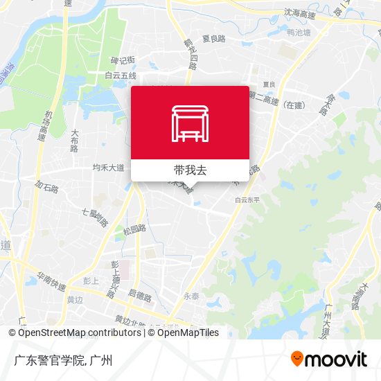广东警官学院地图