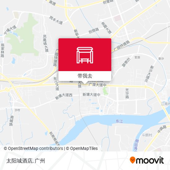 太阳城酒店地图