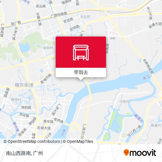 南山西路南地图