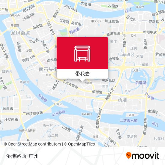 侨港路西地图
