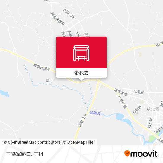 三将军路口地图