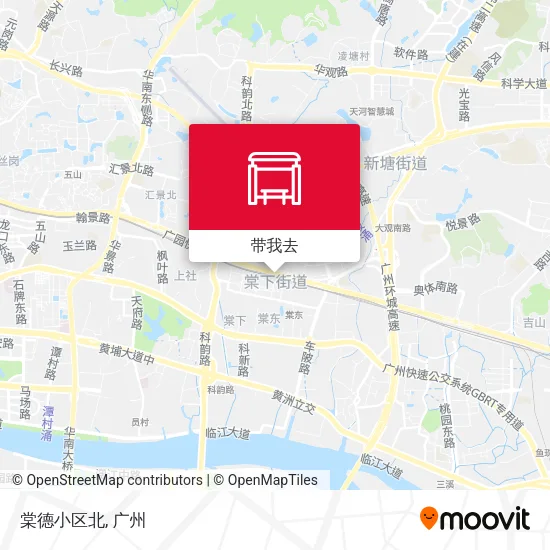 棠德小区北地图