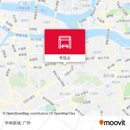 华南新城地图