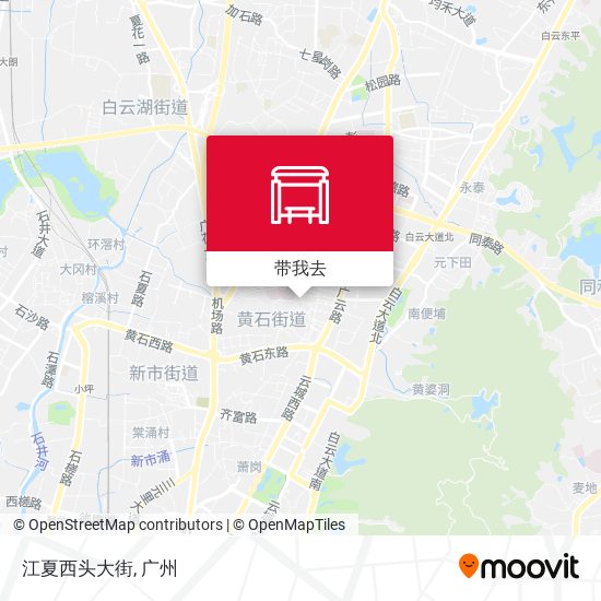 江夏西头大街地图