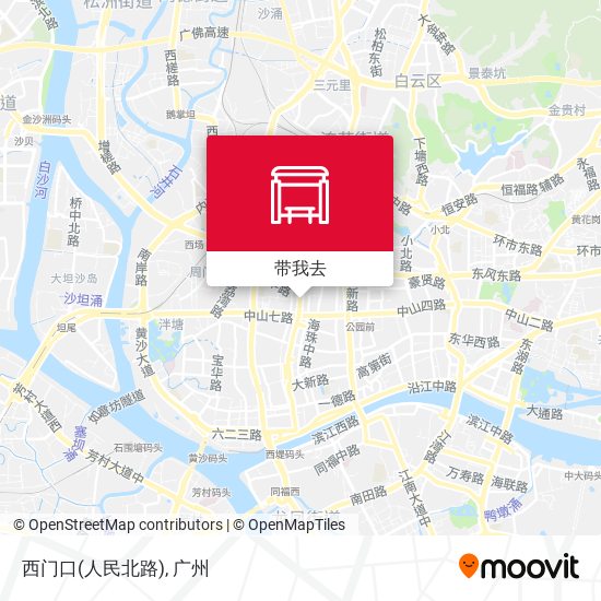 西门口(人民北路)地图