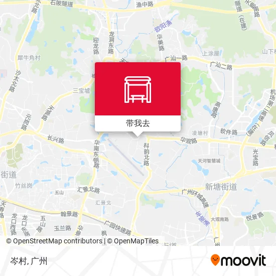 岑村地图