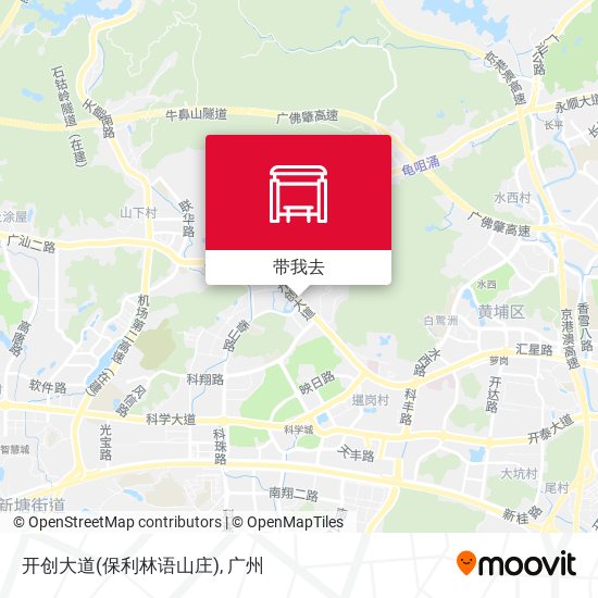 开创大道(保利林语山庄)地图