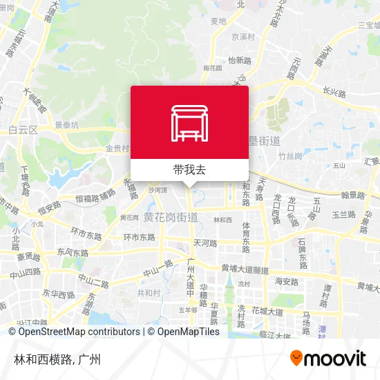 林和西横路地图