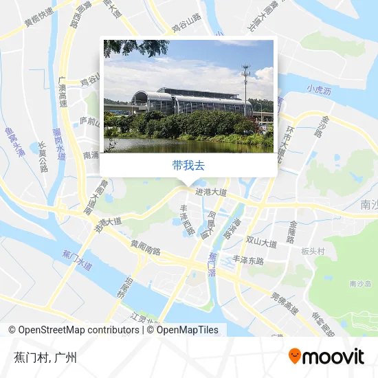 蕉门村地图