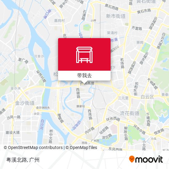 粤溪北路地图