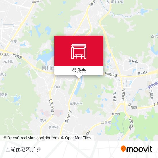 金湖住宅区地图