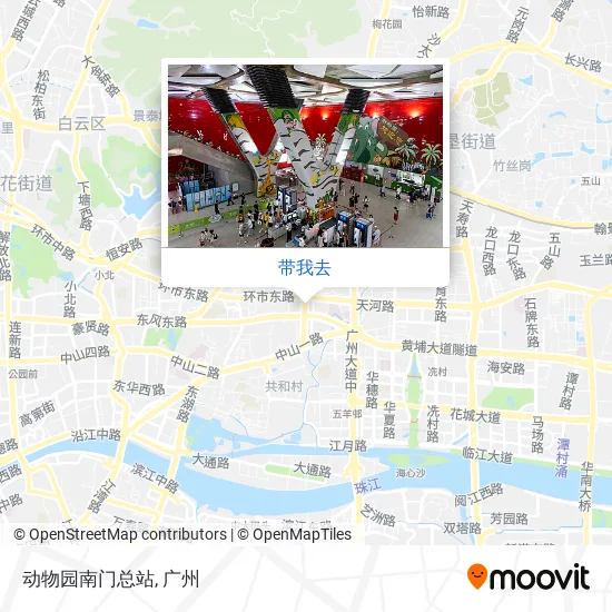 动物园南门总站地图