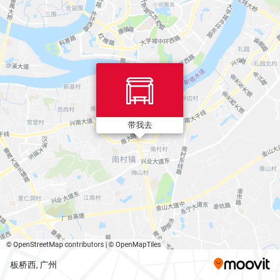 板桥西地图