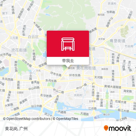 黄花岗地图