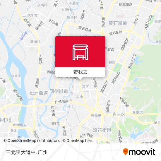 三元里大道中地图