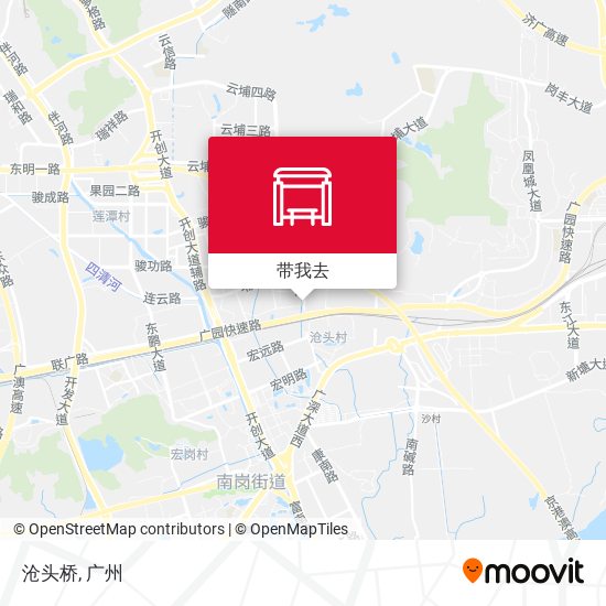 沧头桥地图