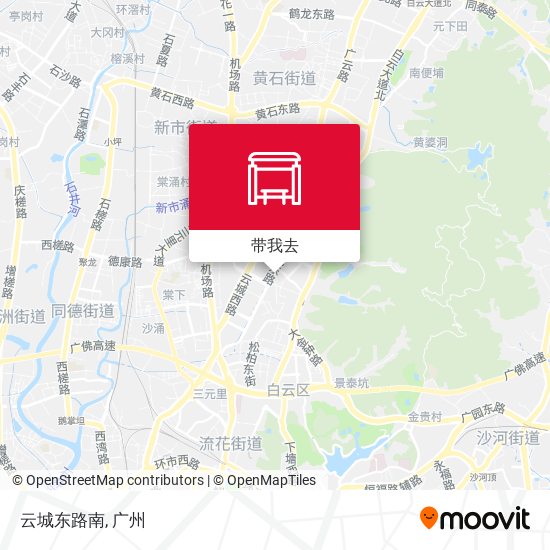 云城东路南地图