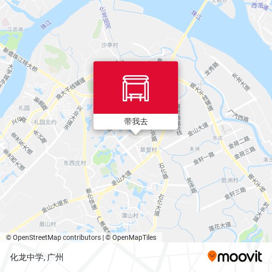 化龙中学地图
