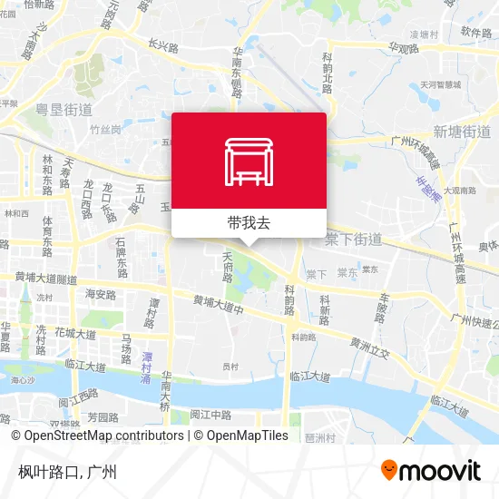 枫叶路口地图