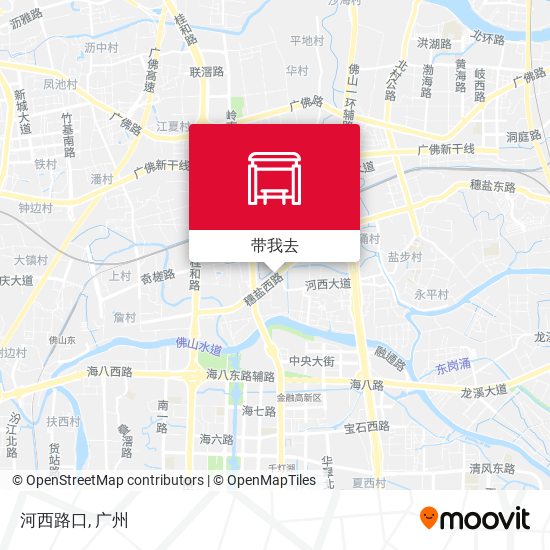 河西路口地图