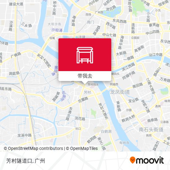 芳村隧道口地图