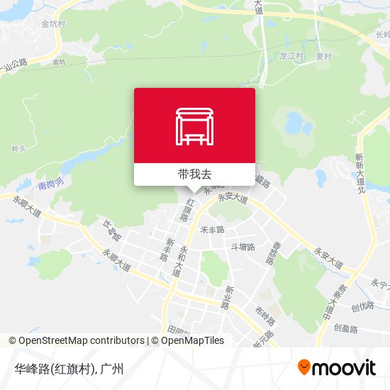 华峰路(红旗村)地图