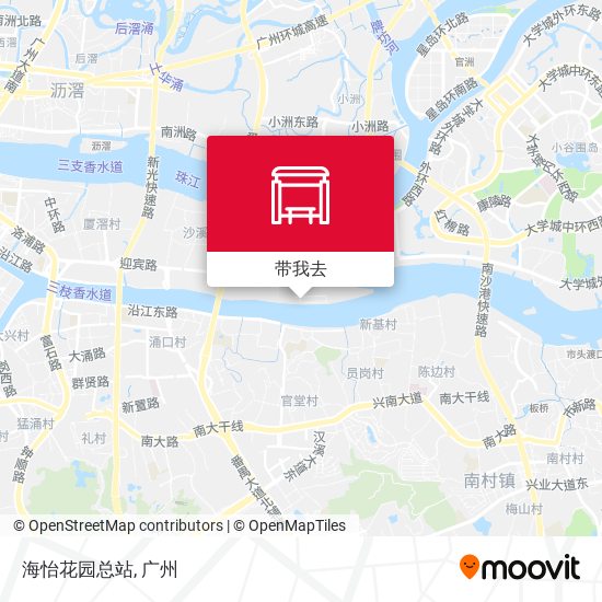 海怡花园总站地图