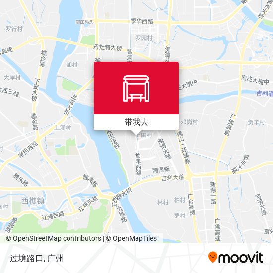 过境路口地图
