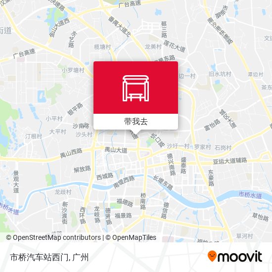 市桥汽车站西门地图