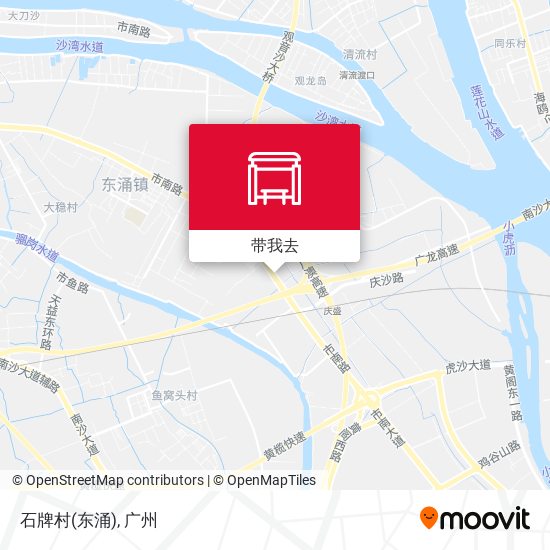 石牌村(东涌)地图